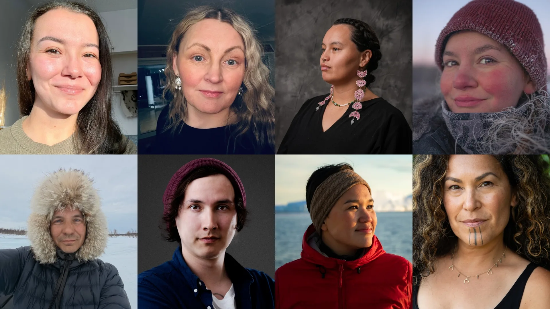 Witness 2025 participants include Ashley Qilavaq-Savard, Sara Beate Eira, Brittany Woods-Orrison, Sadetło Scott, Aslak Paltto, Marc Fussing Rosbach, Arina Kleist, and Princess Daazhraii Johnson.